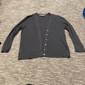 Loft Gray Sweater Size Small